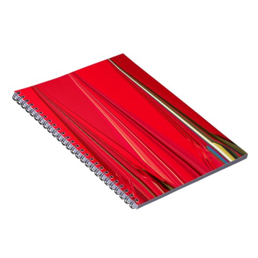 Schitterend rood design notitieboek (Rechterzijde)