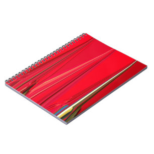 Schitterend rood design notitieboek