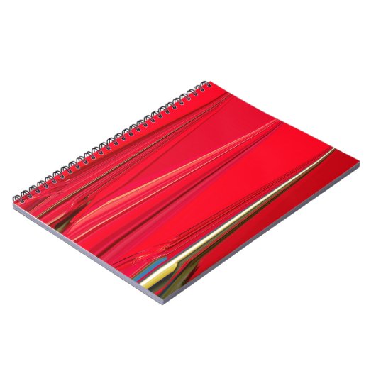 Schitterend rood design notitieboek (Linkerzijde)