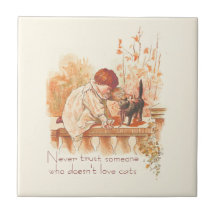 Schitterend Rood Gehakt Kind met Keukenkat Citaat