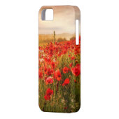 Schitterend rood papaver hoesje (Achterkant Links)