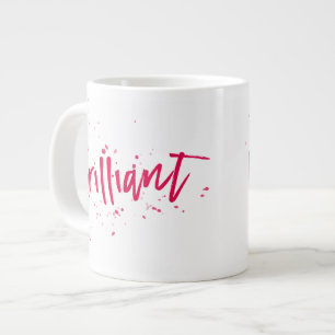 Schitterend! Rood spatten elke kleur Grote Koffiekop