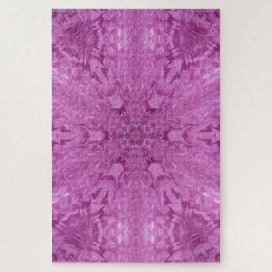 Schitterend roze meisje met de neiging Kaleidoscoo Legpuzzel