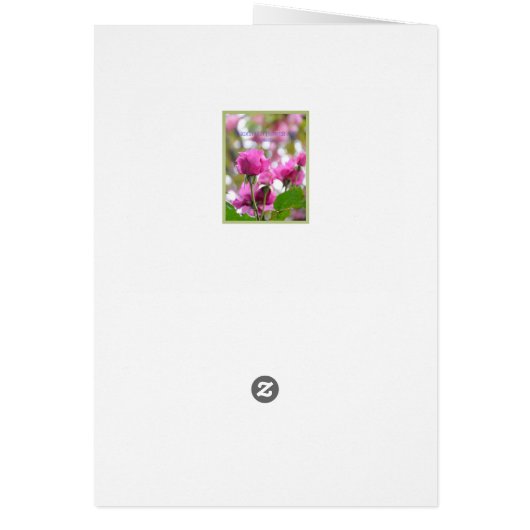 Schitterend Roze mooi Roos Hartelijk dank (Achterkant)