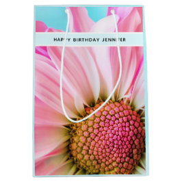 Schitterend roze ventiel Sluit Foto middelgrote Gi Medium Cadeauzakje