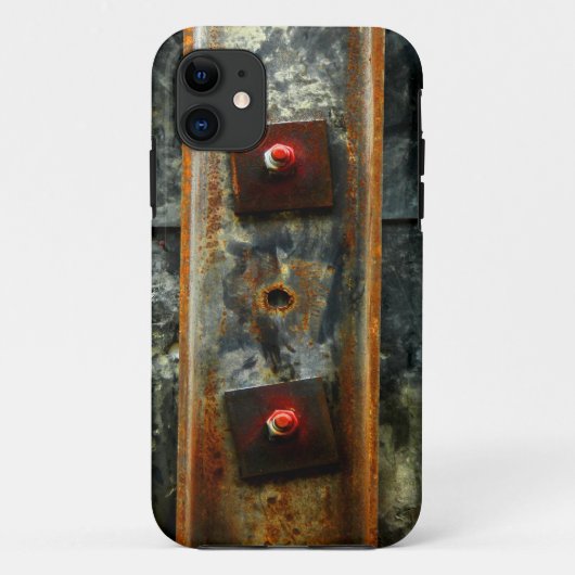 Schitterend rusten metaal van bouwplaats Case-Mate iPhone case (Achterkant)