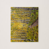 Schitterend Schilderachtig najaar spoor in Aspen T Legpuzzel (Verticaal)