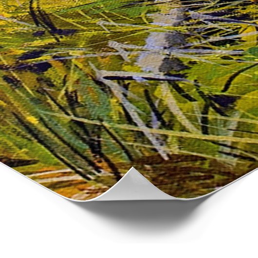 Schitterend Schilderachtig najaar spoor in Aspen T Poster (Hoek)