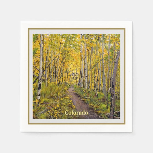 Schitterend Schilderachtig najaar spoor in Aspen T Servet (Voorkant)