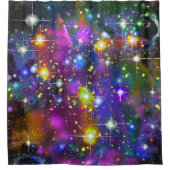 Schitterend Star Field Douchegordijn (Voorkant)