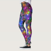Schitterend sterveld over alle gedrukte Leggings (Links)