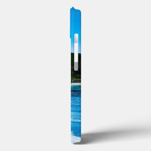 Schitterend strand Case-Mate iPhone case (Achterkant / Links)