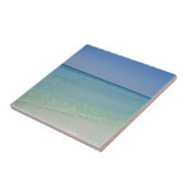 Schitterend strand Fotografie Seaside Blue Green Tegeltje (Zijkant)
