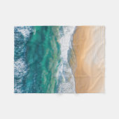 Schitterend strand kristalblauw zee fleece deken (Voorkant (Horizontaal))