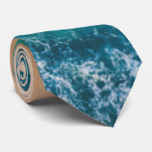 Schitterend strand kristalblauw zee stropdas (Opgerold)