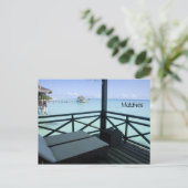 Schitterend strand op de maldiven briefkaart (Staand voorkant)