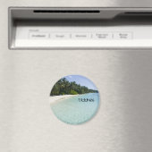 Schitterend strand op de maldiven magneet (Insitu (Vaatwasser))