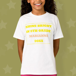 Schitterend terug naar school t-shirt
