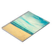 Schitterend tropisch strand en zee landschap notitieboek (Linkerzijde)