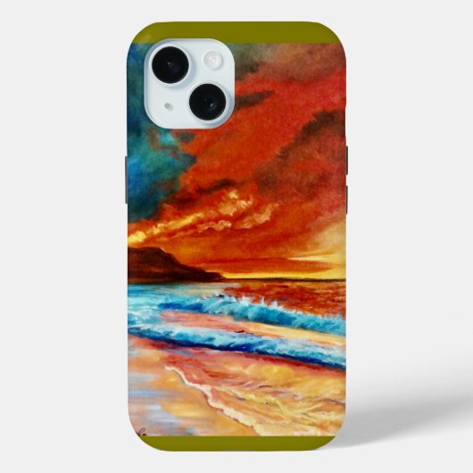 Schitterend tropisch zeegezicht Case-Mate iPhone case (Achterkant)