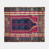Schitterend Turks traditioneel tapijt Fleece Deken (Voorkant (Horizontaal))