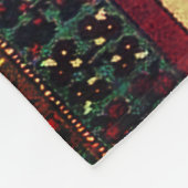 Schitterend Turks traditioneel tapijt Fleece Deken (Hoek)