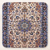 Schitterend Turks traditioneel tapijt Kartonnen Onderzetters (Voorkant)