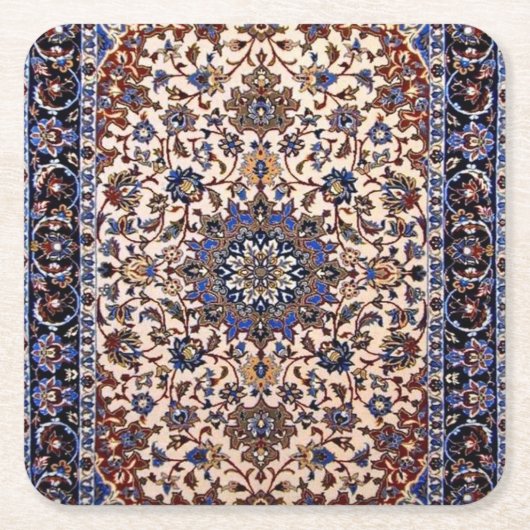 Schitterend Turks traditioneel tapijt Kartonnen Onderzetters (Voorkant)