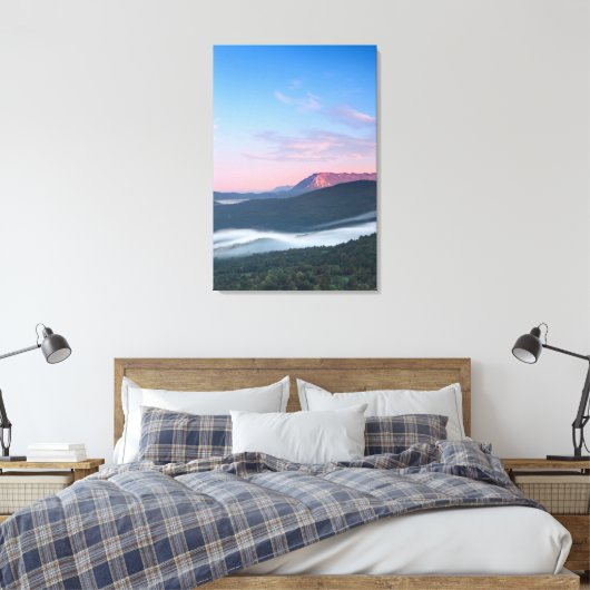 Schitterend uitzicht op Nanos van Šilentabor Canvas Afdruk (Insitu (Slaapkamer))