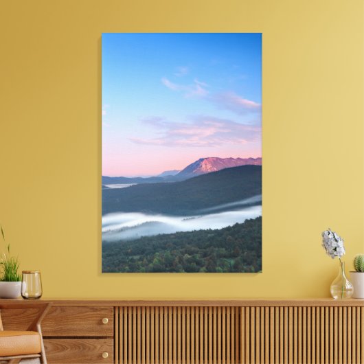 Schitterend uitzicht op Nanos van Šilentabor Canvas Afdruk (Insitu (Woonkamer))