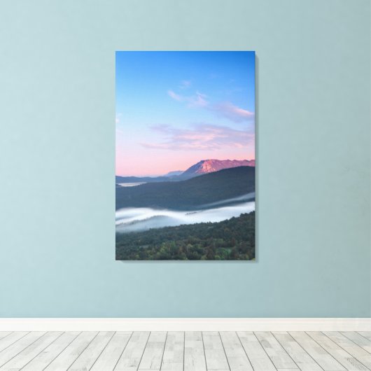 Schitterend uitzicht op Nanos van Šilentabor Canvas Afdruk (Insitu (Houten vloer))