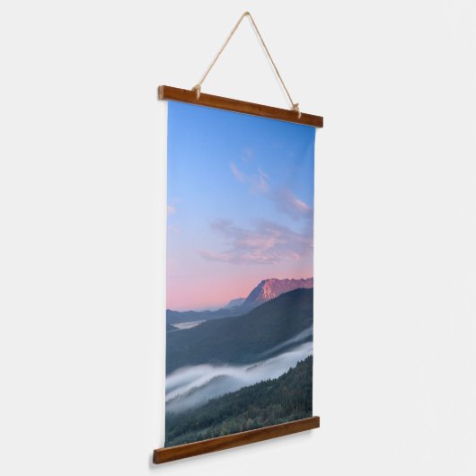 Schitterend uitzicht op Nanos van Šilentabor Hangend Wandkleed (Gebogen)