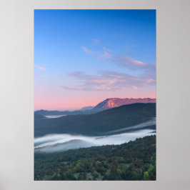 Schitterend uitzicht op Nanos van Šilentabor Poster