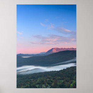 Schitterend uitzicht op Nanos van Šilentabor Poster