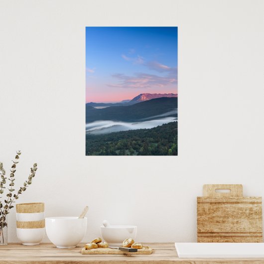 Schitterend uitzicht op Nanos van Šilentabor Poster (Keuken)