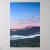 Schitterend uitzicht op Nanos van Šilentabor Poster (Voorkant)