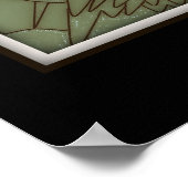 Schitterend van de blote Maagd Mary Poster (Hoek)