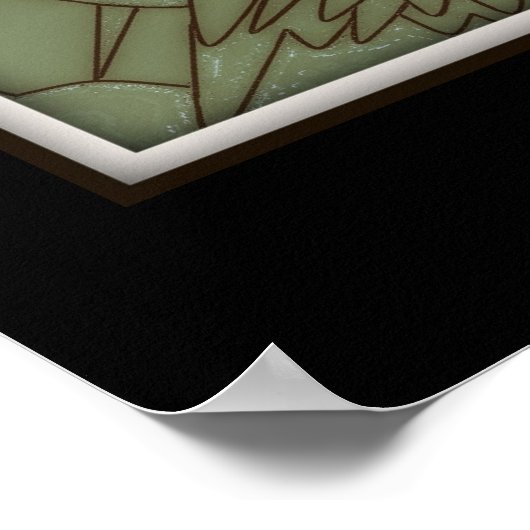 Schitterend van de blote Maagd Mary Poster (Hoek)