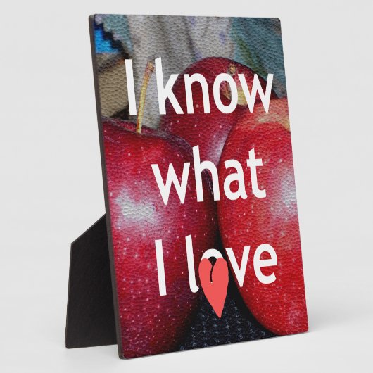 Schitterend, verbluffend Apple Text Quote-ontwerp Fotoplaat (Zijkant)