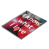 Schitterend, verbluffend Apple Text Quote-ontwerp Notitieboek (Linkerzijde)