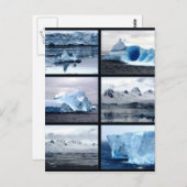 Schitterend verrassend Antartica Briefkaart (Voorkant / Achterkant)