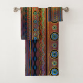 Schitterend vertaald tribaal patroon bad handdoek (Insitu)
