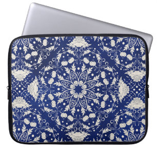 Schitterend vierkant vierkant patroon laptop sleeve