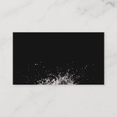 Schitterend visitekaartje van waterspatten (Voorkant)