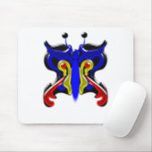 Schitterend vlinderglas muismat (Met muis)