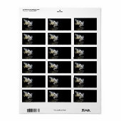 Schitterend vlindermerk etiket (Full Sheet)