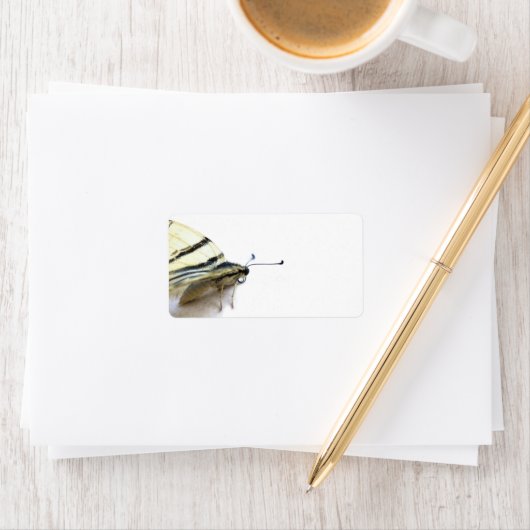 Schitterend vlindermerk etiket (Insitu)