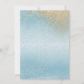 Schitterend Vrijgezellenfeest - Baby Blue Kaart (Achterkant)