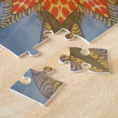 Schitterend vrouwelijk Afrikaans ontwerpdier Legpuzzel (Zijkant)