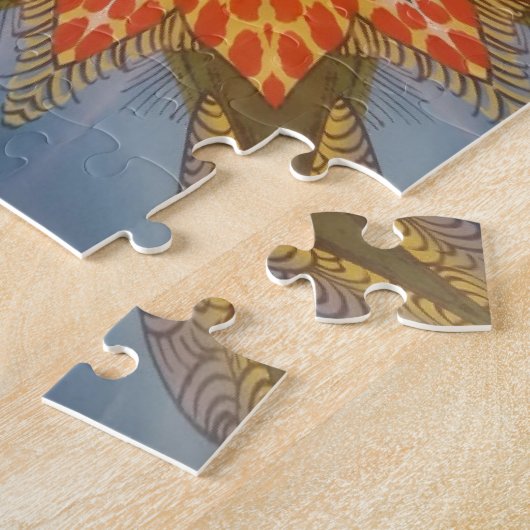 Schitterend vrouwelijk Afrikaans ontwerpdier Legpuzzel (Zijkant)